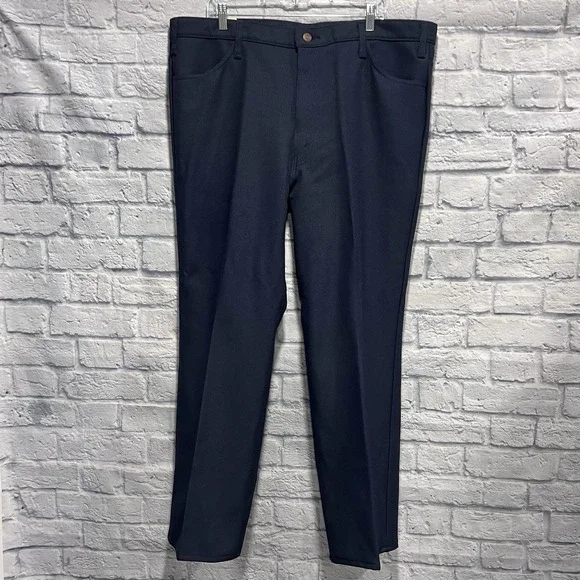 NWT Vintage‎ Levis Pants Men Navy Blue Saddleman Boot Jean Western Cowboy 41X30